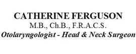 Dr Catherine Ferguson - Otolaryngologist